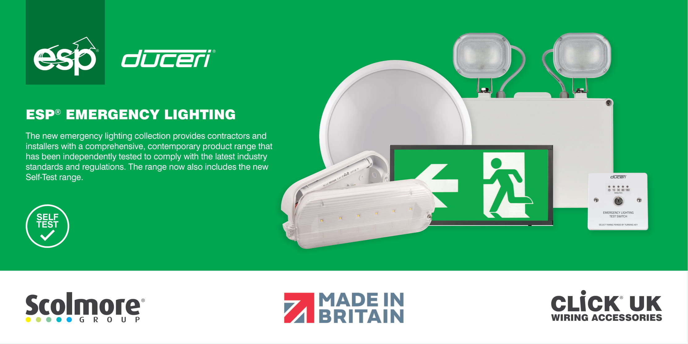 ESP- UK- EMERGENCY LIGHTING- QCCD APPROVED